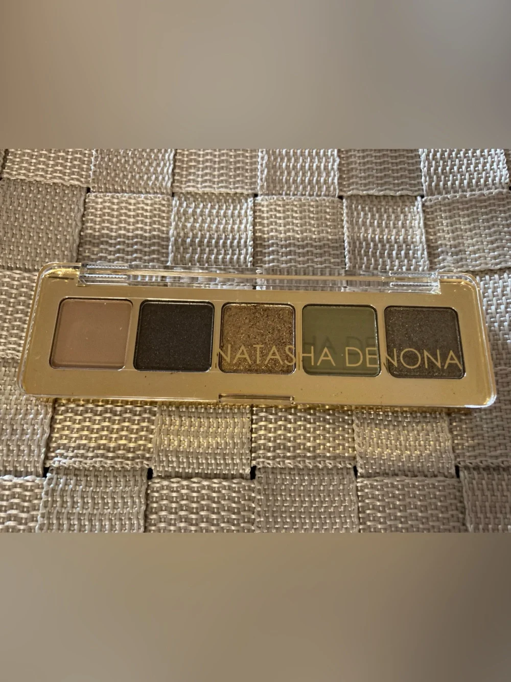 NATASHA DENONA 'Mini Gold' Eyeshadow Palette - 5 shades - NEVER USED/SWATCHED
